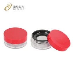 Wholesale Custom Empty Round Loose Powder Container With Sifter loose powder container with brush