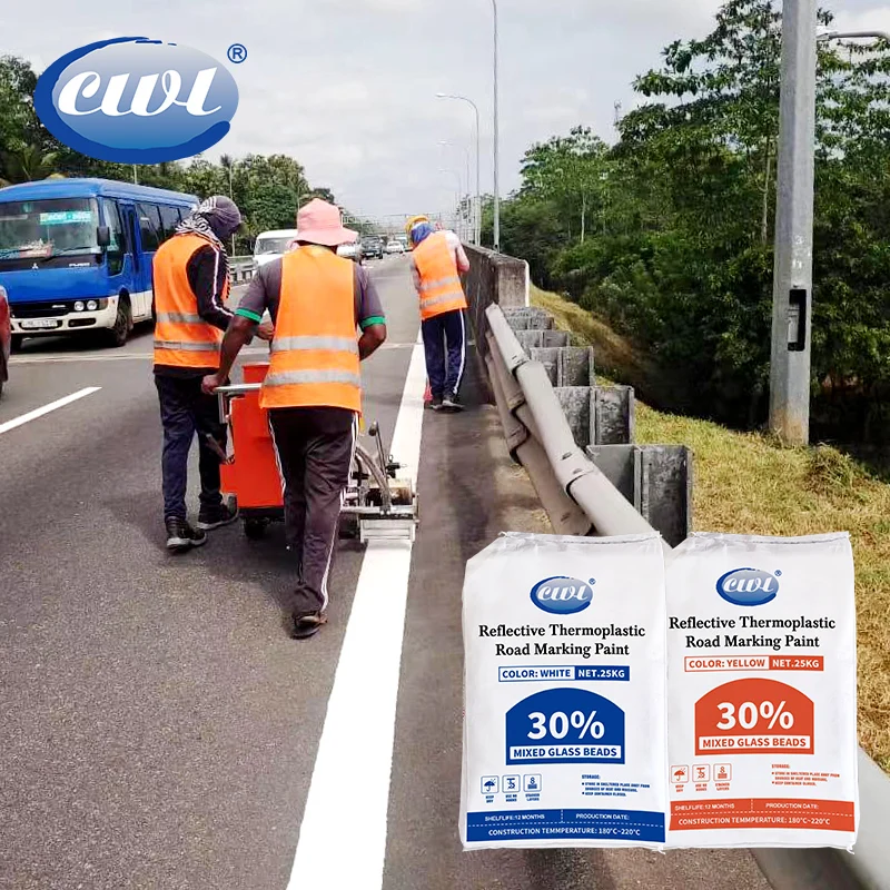 Top standard hot melt road marking paint road thermoplastic safety reflective paint white road line paint