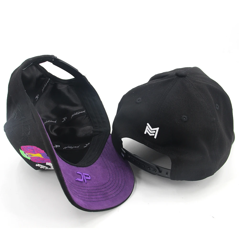 Wholesale 5 panel Structured Suede Baseball Cap Unisex 3D Embroidery Sports Cap Fishing Casual Use Customizable Suede Cap