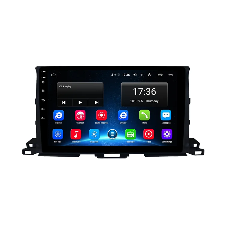 
10inch Android 10.0 Car Multimedia Player For TOYOTA HIGHLANDER 2015 FLASH BIG SCREEN car dvd player 