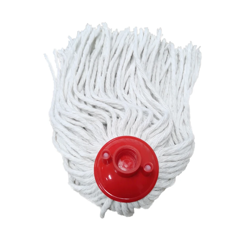 Eco-friendly White Lotus Household Cleaning Wet Mop Head Refill Stripes Design with Resistance Made Sustainable Materials