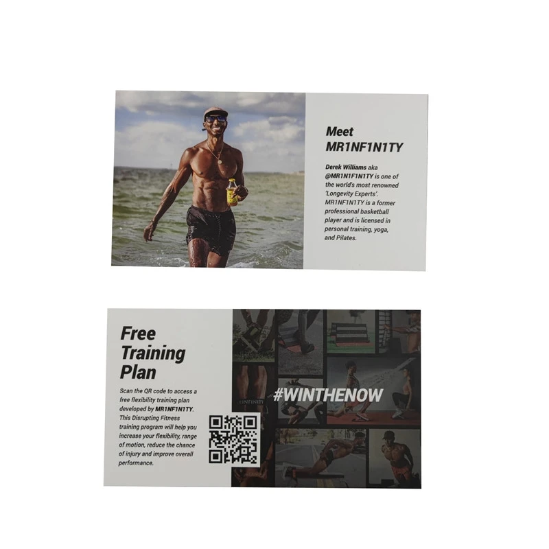 eco friendly 300g 350g art paper customized cards printing visiting business card with logo and qr code