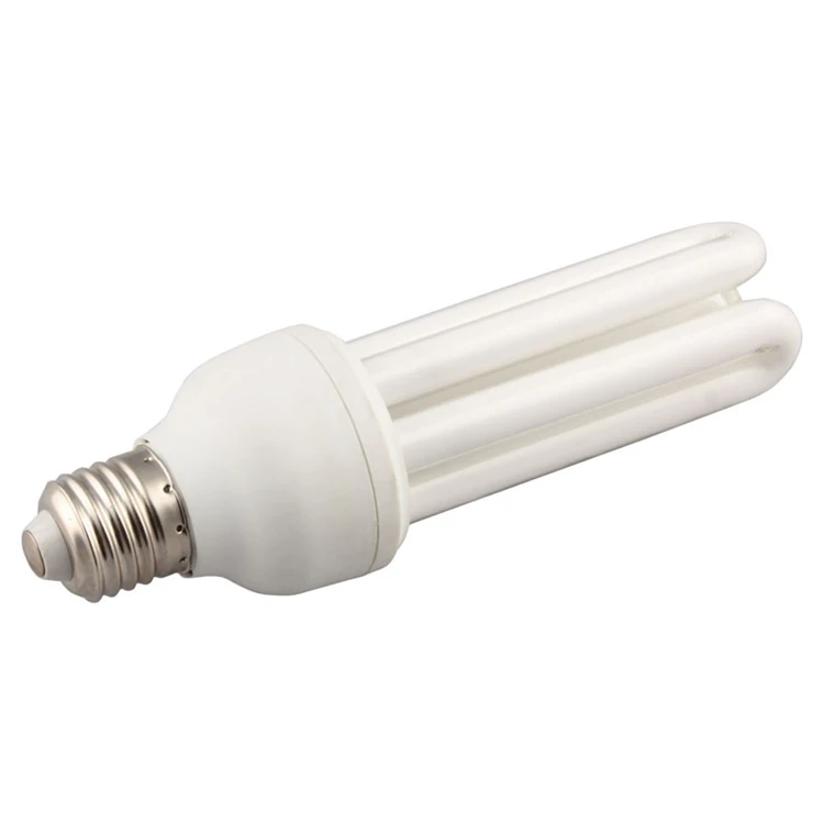
wholesale half spiral e27 2u 18w cfl bulb energy saving light with skd parts raw material 