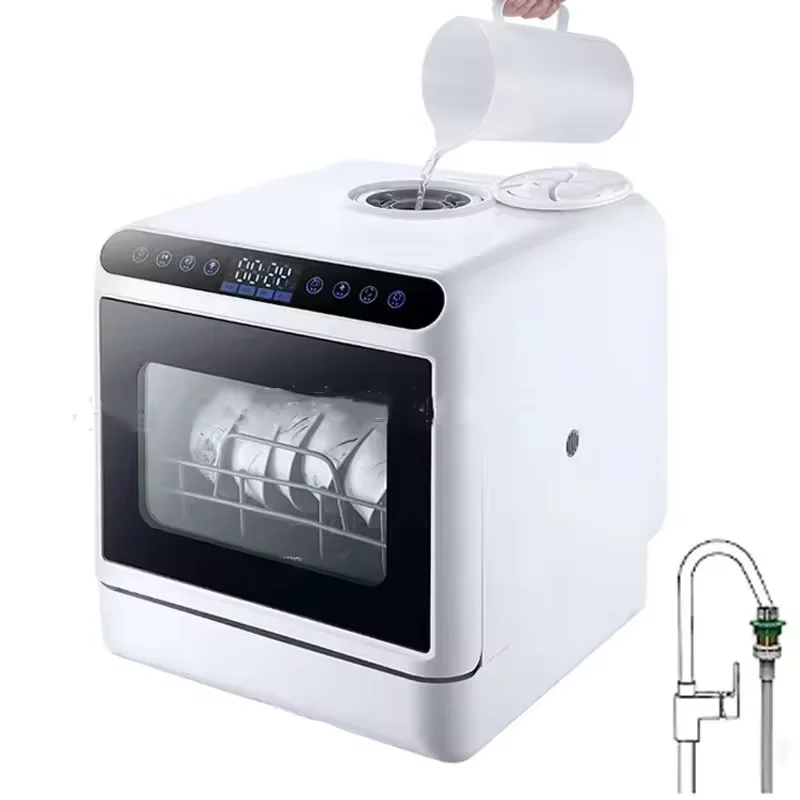 Kitchen Use Freestanding Electric Dish Washers Plastic Inner Smart Dishwashers For Household