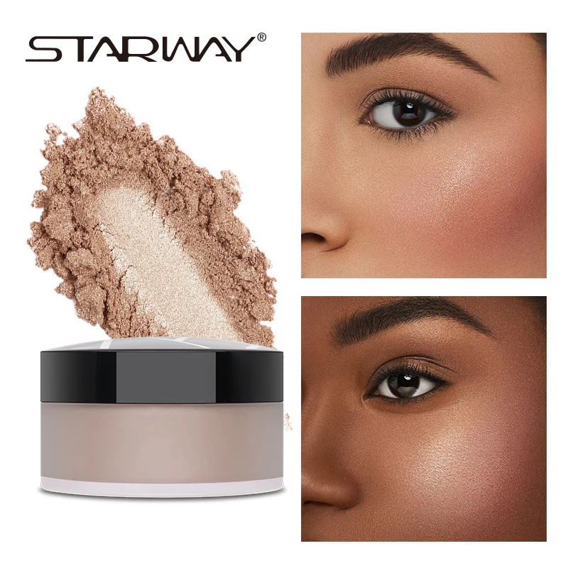 Starway Best Professional Waterproof Makeup Cosmetic Face Foundation Pressed Powder Loose Powder