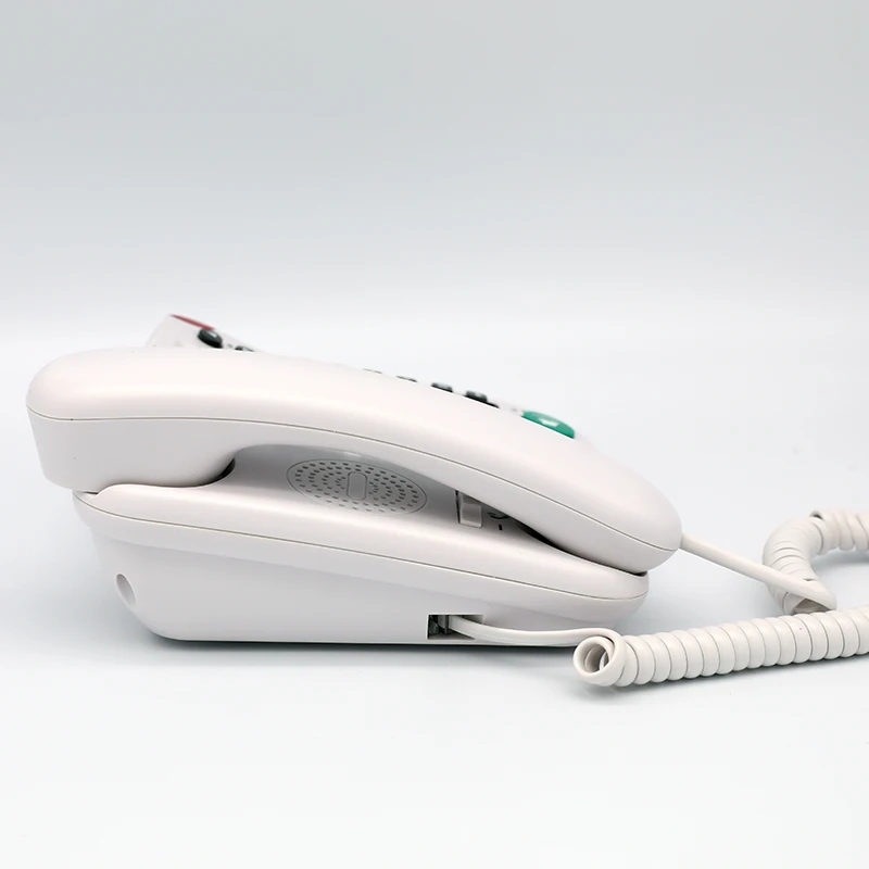 B600 2021 best selling big button phone fancy corded house telephone set with emergency and braille for Seniors People