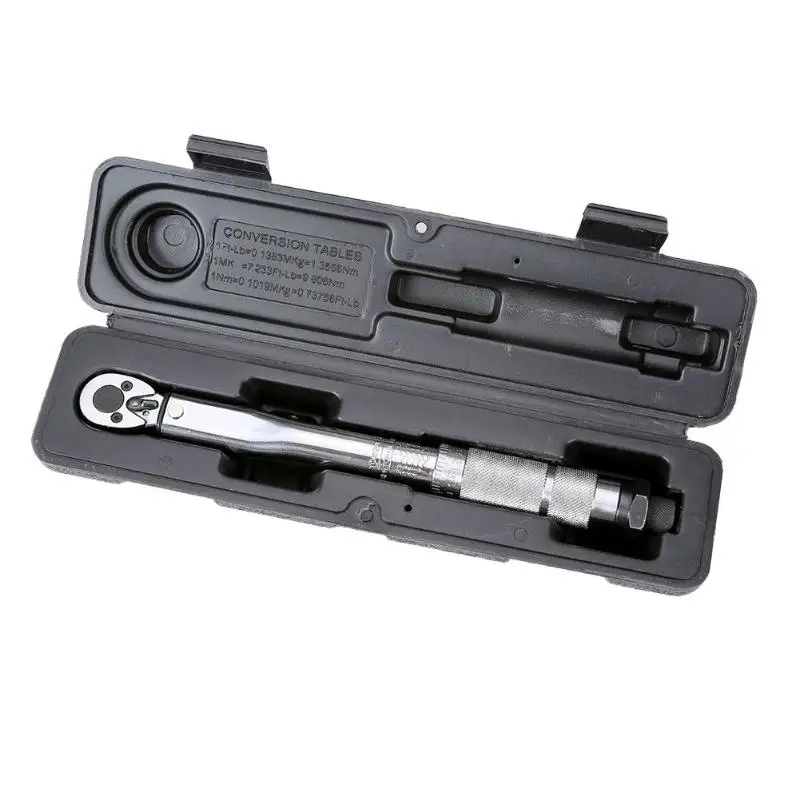 Multifunctional Drive Torque Wrench 1/4 Square Drive 5-25NM Two-way Precise Ratchet  Repair Spanner Key Hand Tools set