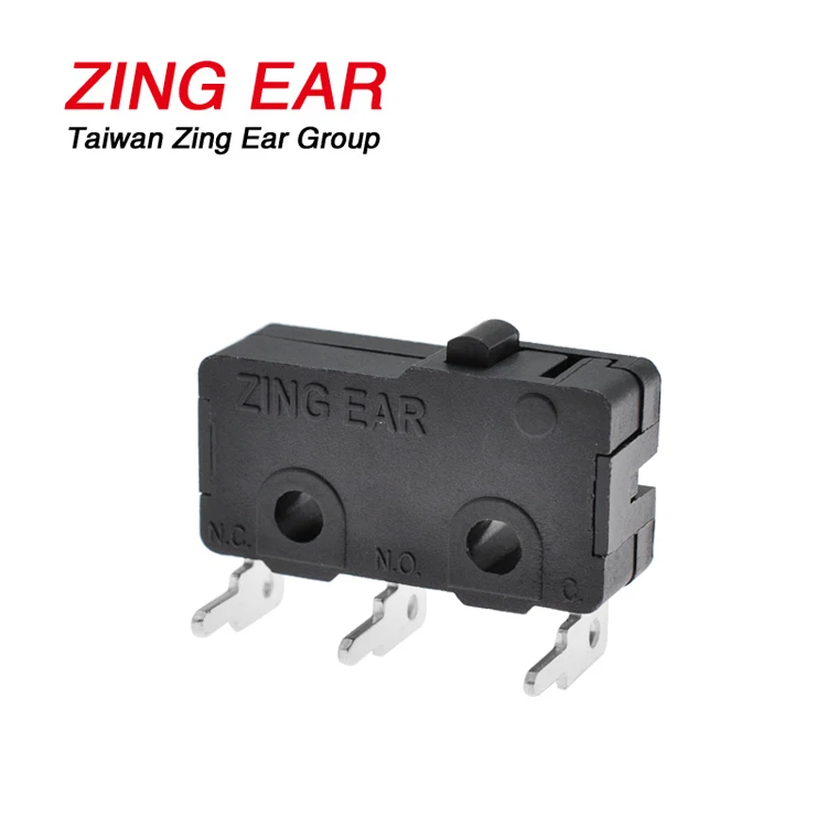 25T125 5E4 5A 125/250VAC 30VDC 1mm Travel 3 Pin PCB Snap Action Limi Tact Mini Right Angle Micro Switch