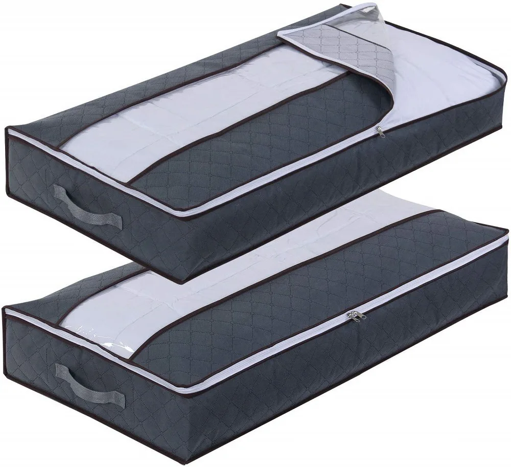 Spot bed bottom quilt finishing bag household clothes packing bag quilted non-woven quilt storage bag