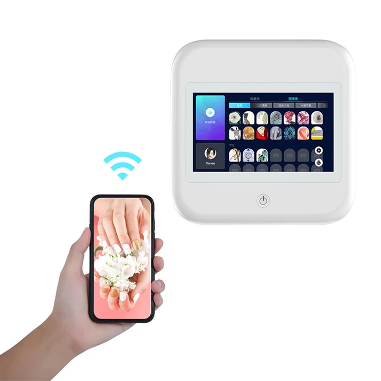 Портативный многофункциональный цифровой 3D-принтер для дизайна ногтей лаковый принтер цена автоматический рисования