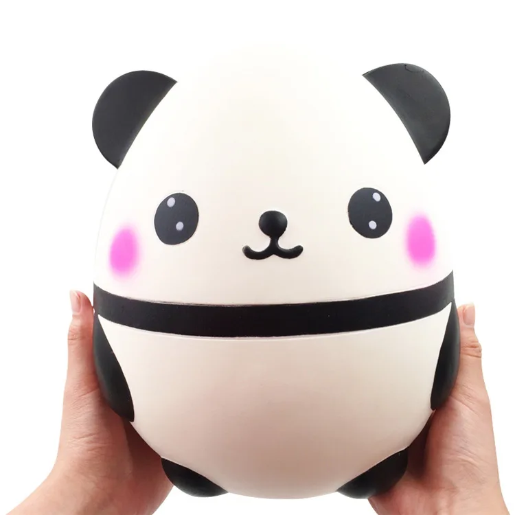Squishies Джамбо панда яйцо Kawaii мягкие гигантский животных для снятия стресса медленный рост, игрушка для снятия стресса, Squeeze игрушки