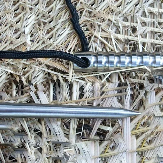 Titanium Ice Pick Titanium ice peg Outdoor Camping Fishing Tools