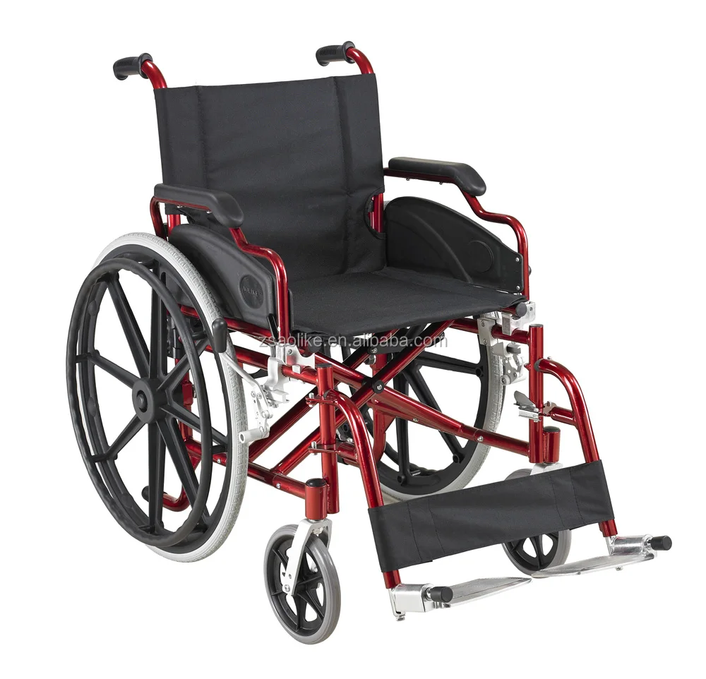 Factory price Light weight Customized Comfortable manual folding aluminum Wheelchairs for sale