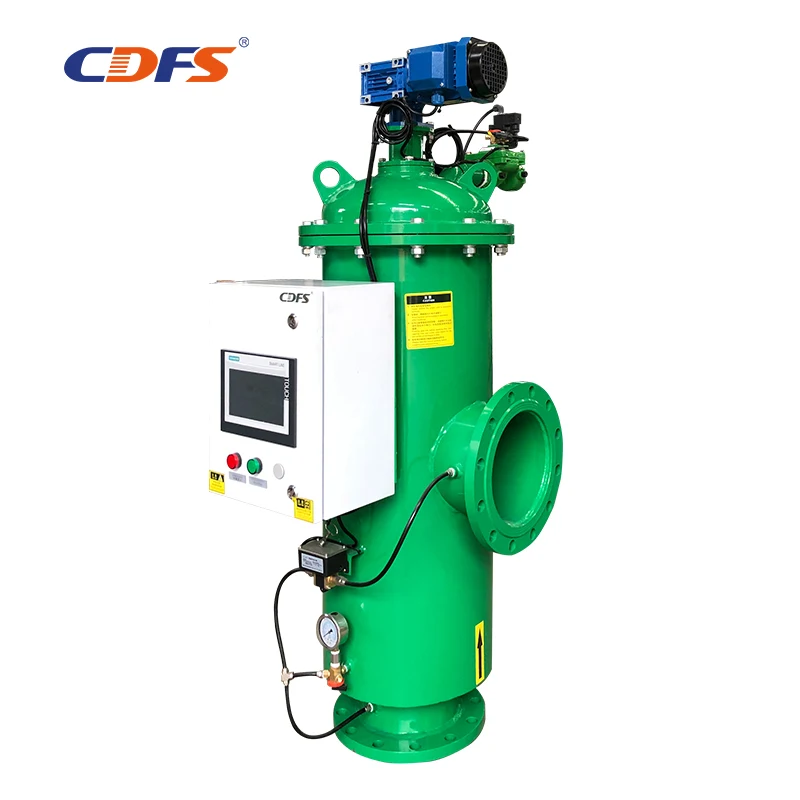 Customized Design Irrigation 100 Micron Automatic Self Cleaning Screen Back Washer Filter