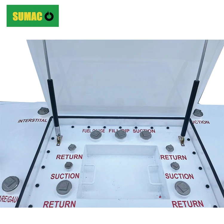 Sumac portable 1500l 500 gal 2500l 4.5m3 steel bunded mobile double wall mobile diesel fuel transcube oil tank for generator