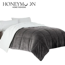 Factory Supply 100% cotton fabric filling soft and warm duvet quilt comforter