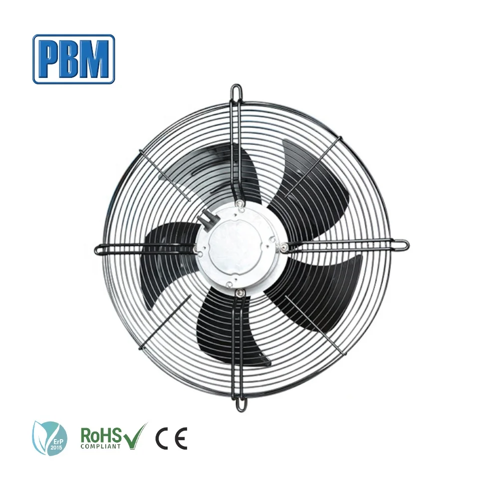 450x140 mm 230V EC Axial Ventilation Exhaust Fan with Guard Grille