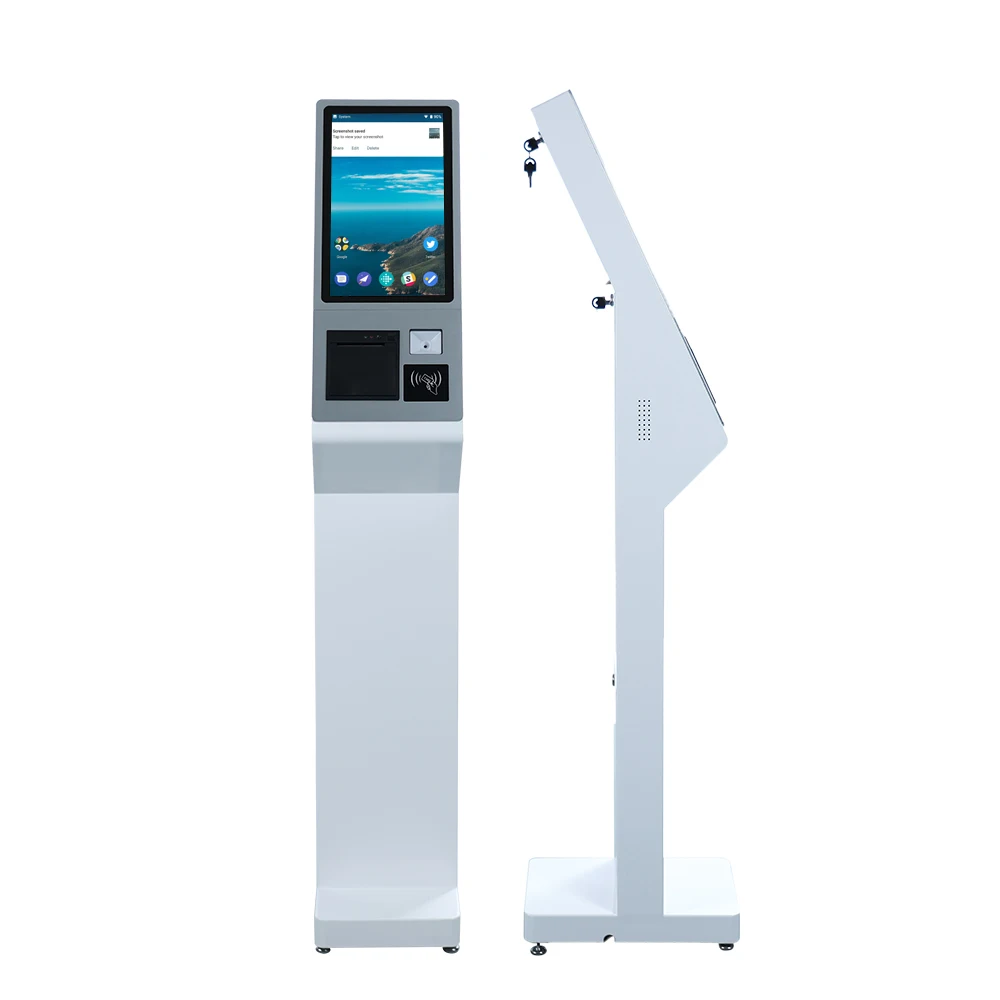 15.6 inch Totem 22 inch Touch Screen Self-service Payment Terminal Self Ordering Kiosk