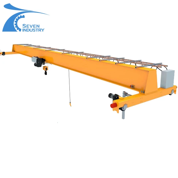 10ton single girder overhead traveling bridge crane for steel mill workshop