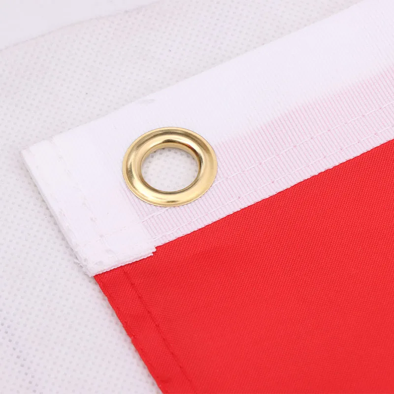 Роскошный 3D вышитый канадский флаг с латунной оплеткой водонепроницаемый 5*8