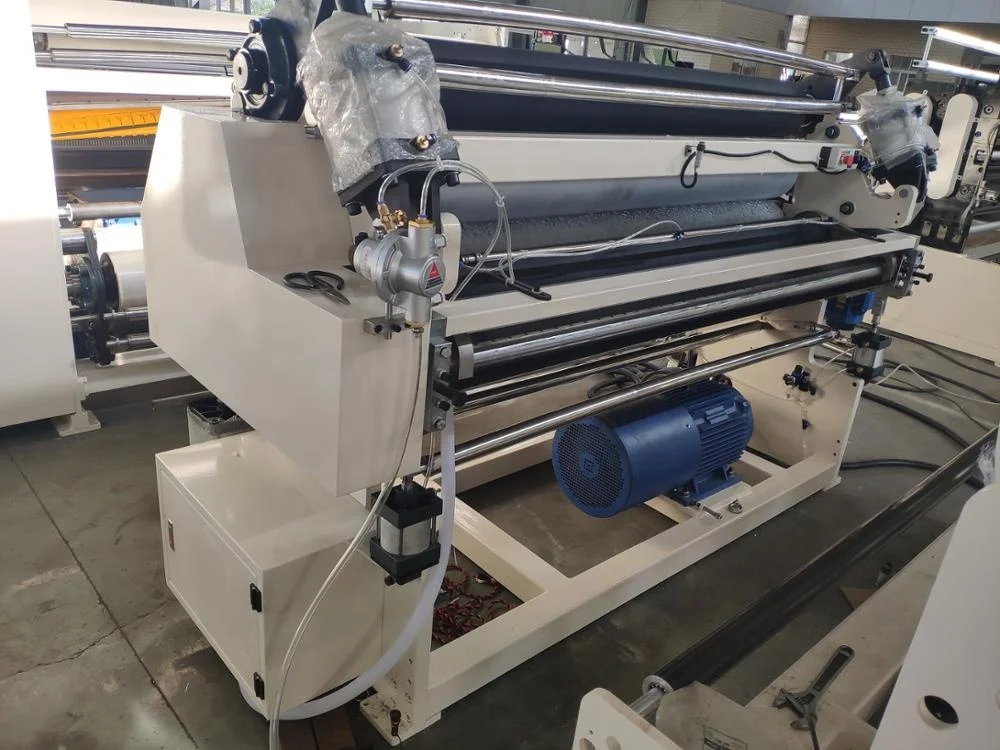 Automatic color glue lamination kitchen towel paper machine