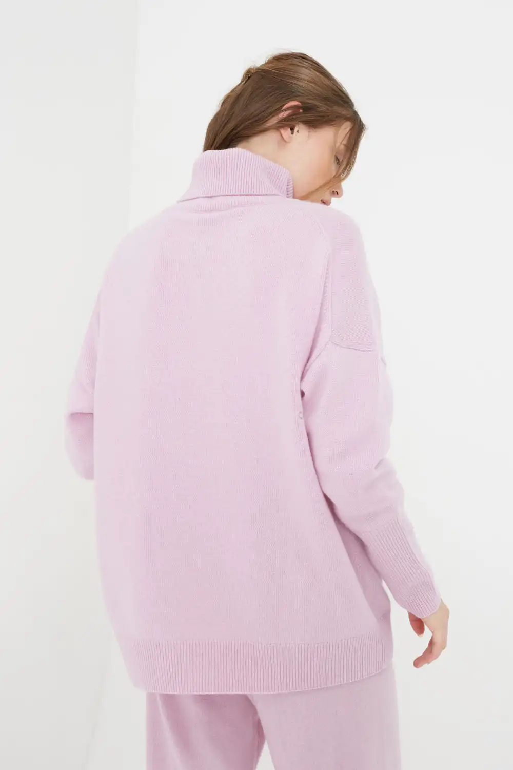 2023 Professional Manufacturer custom womens turtleneck wool pullover sweaters cashmere sweater for women