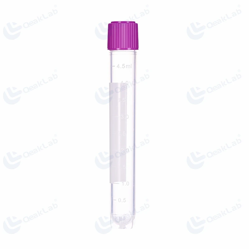 Medical Grade PP Plastic Test Tube Flat Bottom Cryotube Cryovial Tube