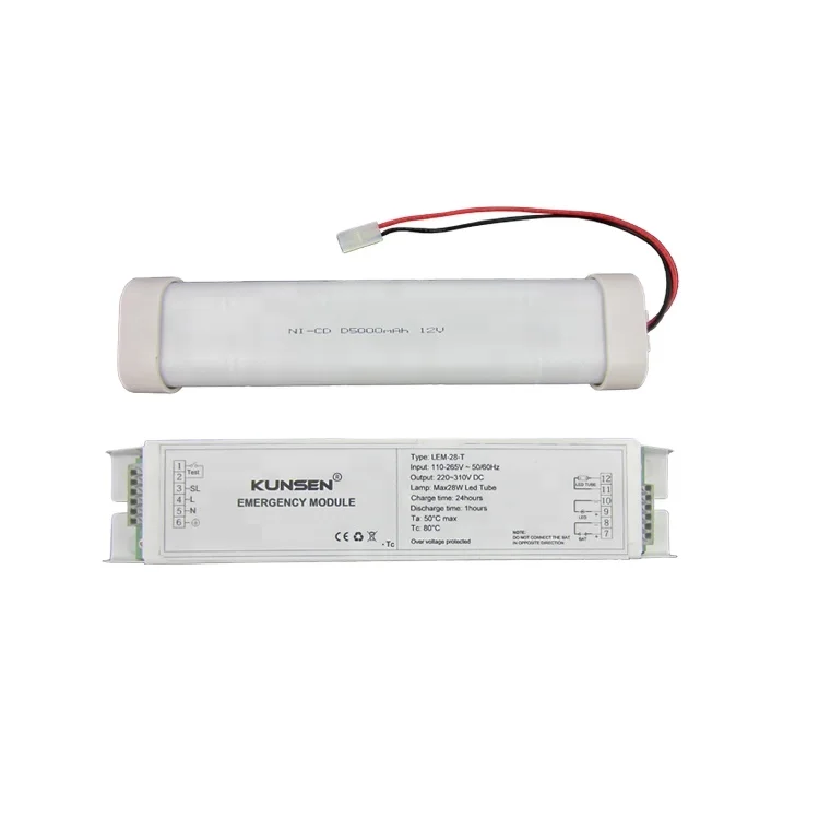 230 volt AC output rechargeable led emergency light for led tube with battery backup
