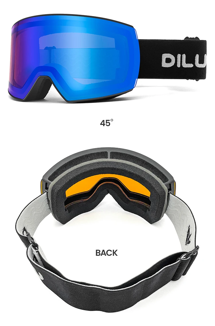 Factory custom ski goggles Anti fog custom snow snowboard goggles snowmobile goggles ski glasses