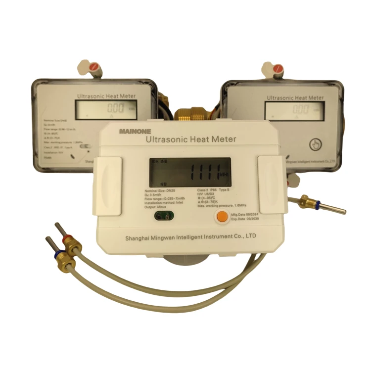 MID CE Certified High-Precision Brass 32mm Ultrasonic Heat Meter Flow Meter with M-BUS RS485 LoRa LoRaWAN