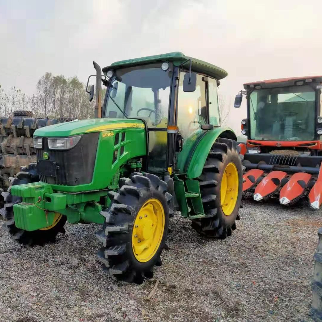 used 4wd agricultural tractor 70hp 80hp 90hp 100hp 120hp farm tractor with loader kubota harvester machine price