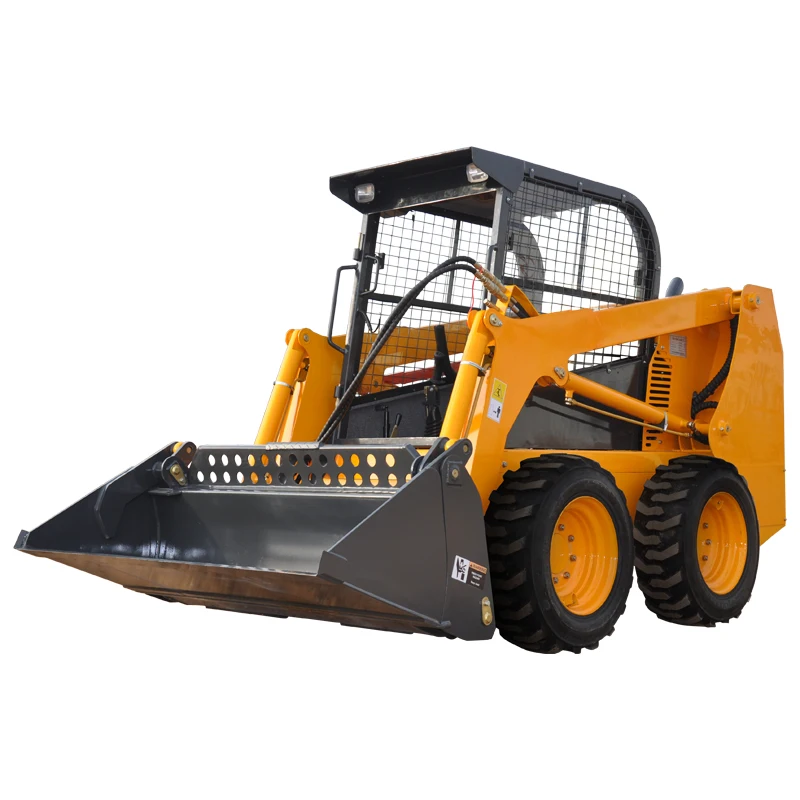 CE Approved Mini Skid Steer Loader 950 KG 4-Wheel Loader Weichai Engine Low Price Construction Machinery China 1 Ton Rated Load