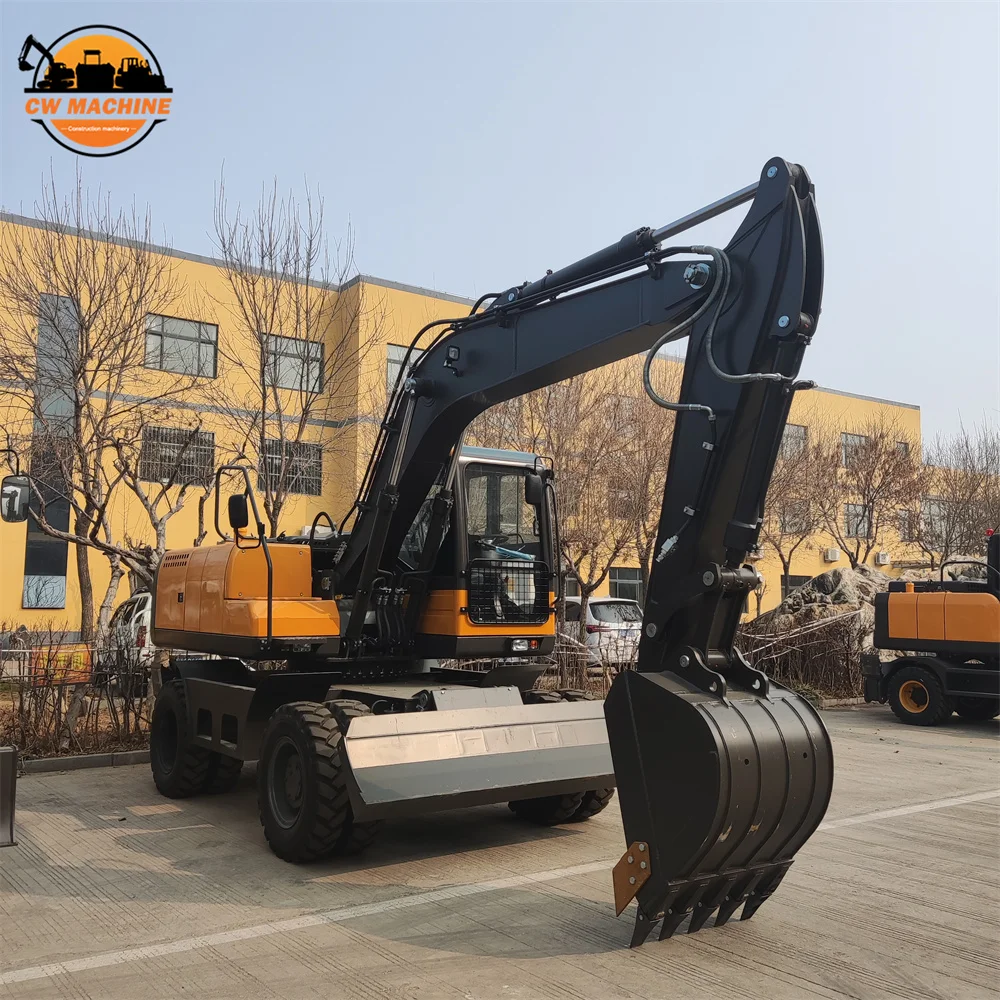 Construction Machine Wheel Drive Bucket Excavator China Cheap Wheel Excavator 20 Ton