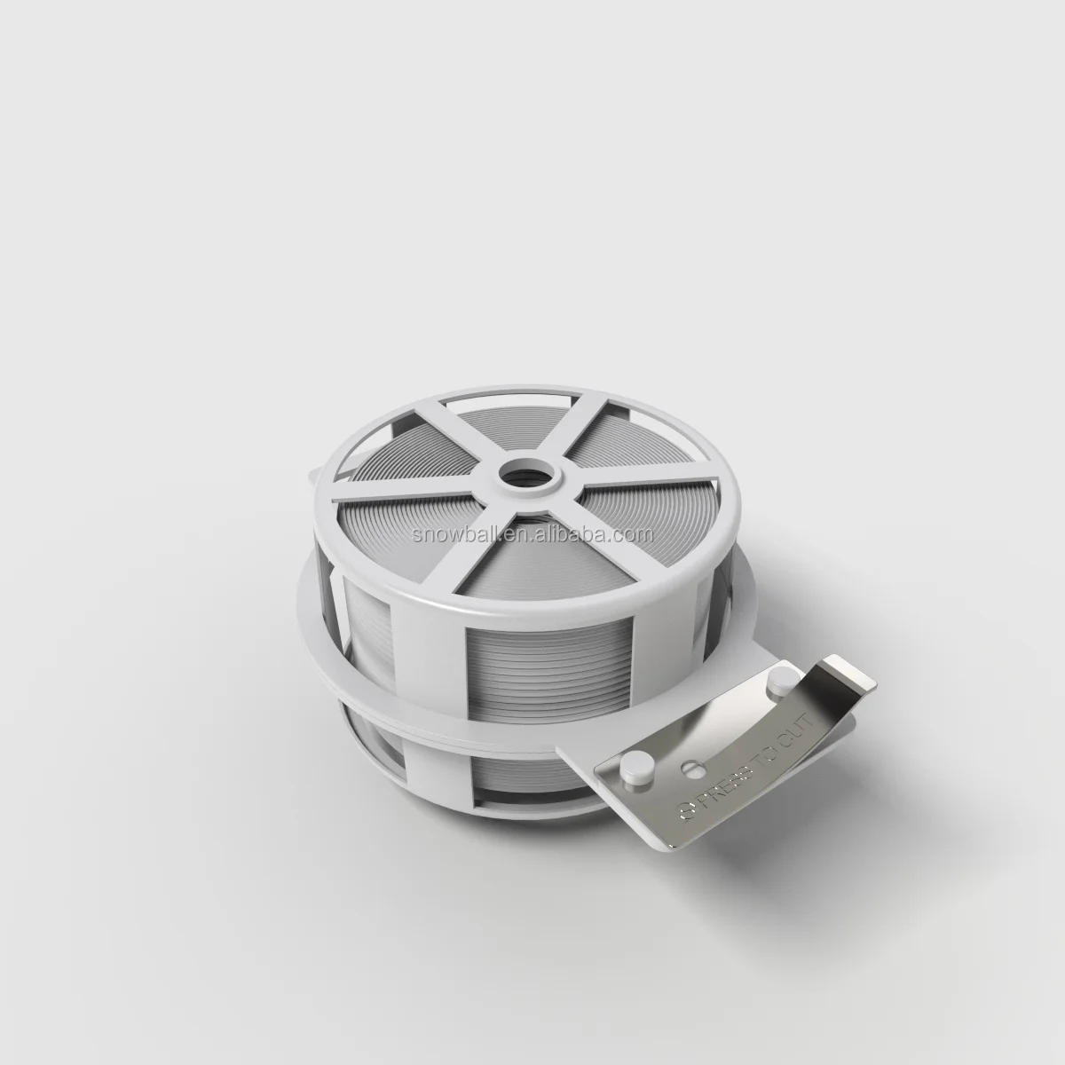 100m plastic pe/pvc twist tie roll spool with cutter garden tool twist tie