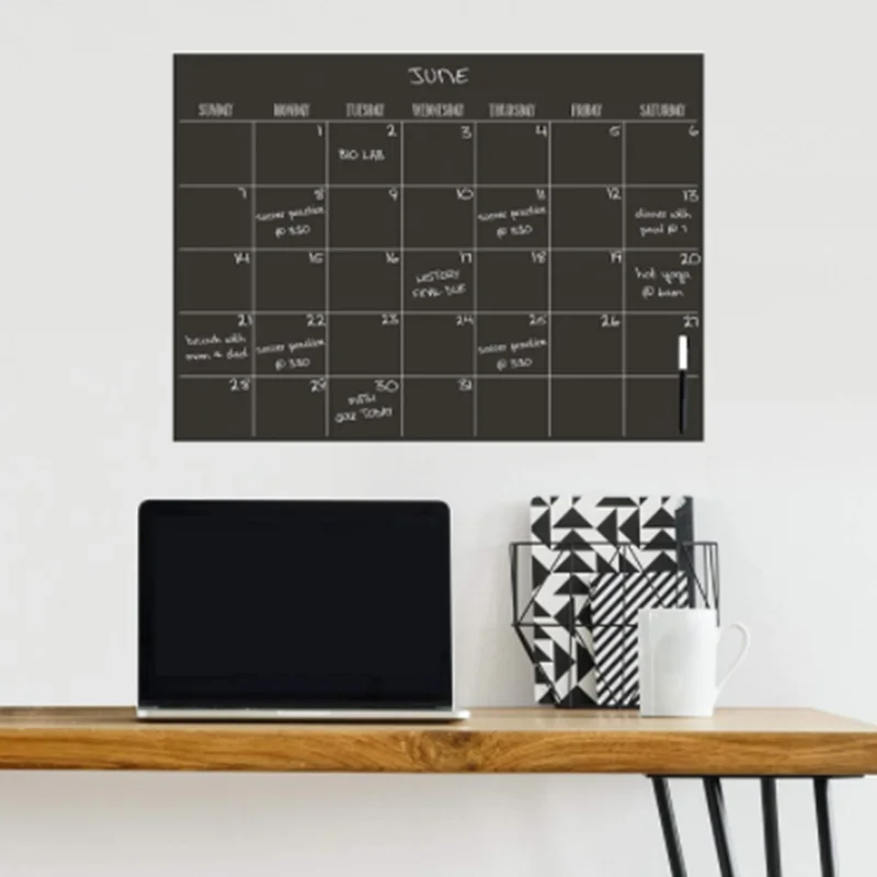 Luxury Weekly Wall Calendar Acrylic Personalized Acryl Sheet Desk Stand Perpetual Calendar