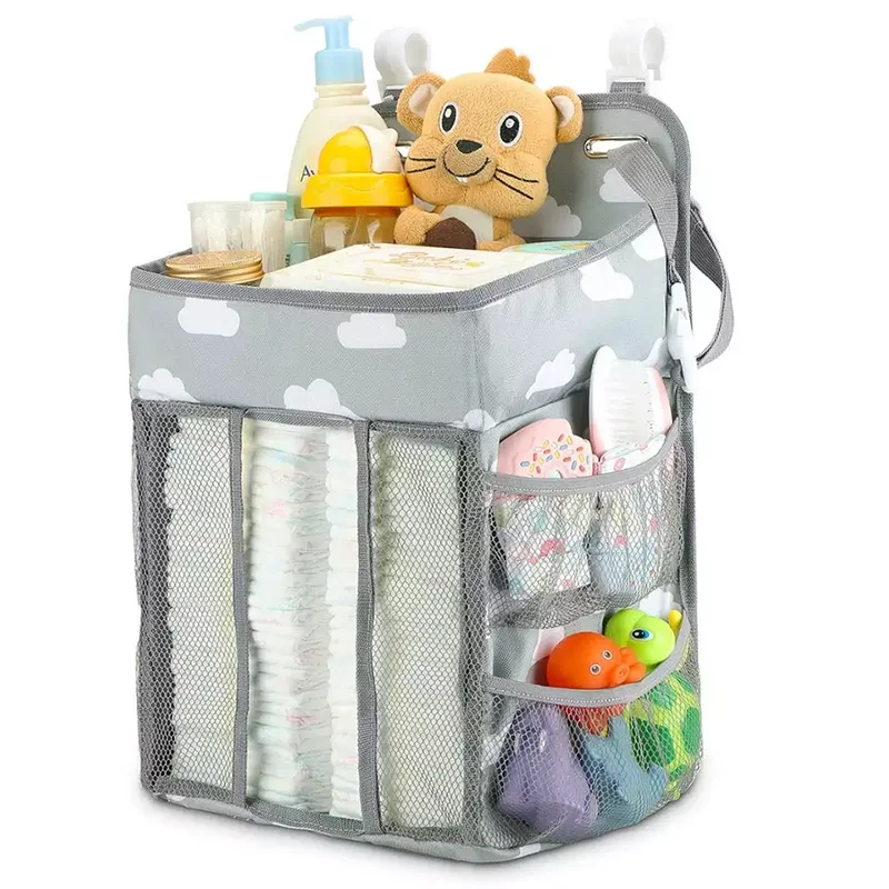 Hot Sell Baby Room Accessories  Hanging Organizer Baby Nappy Storage Bag For Clothes And Toy