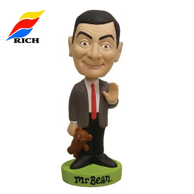 Personalized Custom Made Basketball Bobble Resin Shaking Head Doll