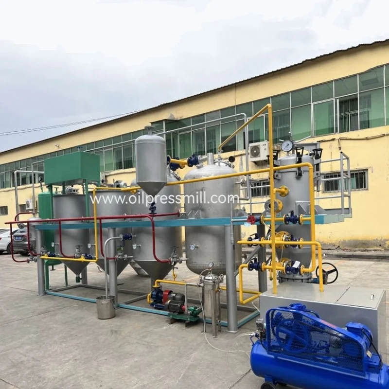 Small Scale Palm Nut Oil Refining Machinery Palm Kernel Oil Refinery Machine
