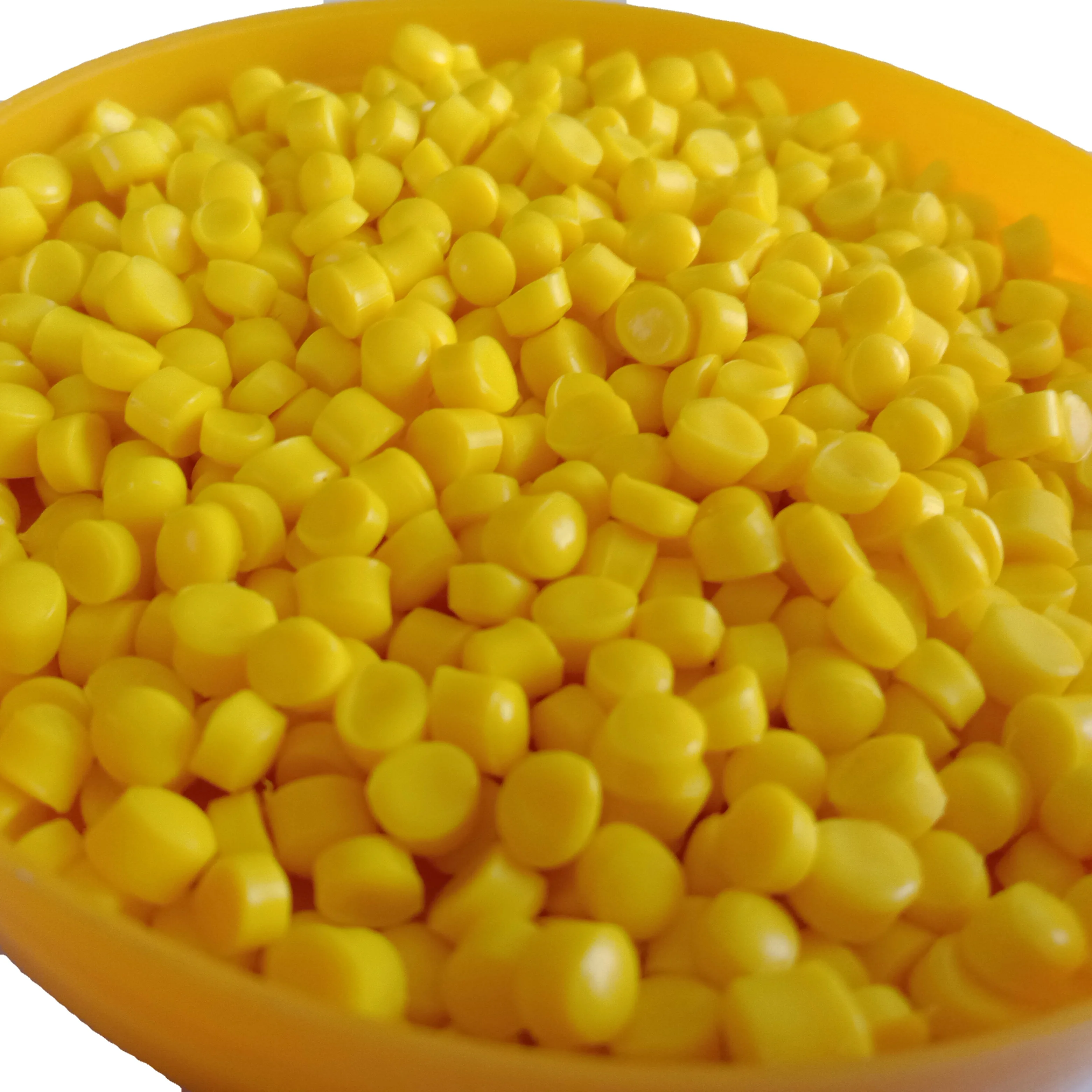 Factory Hot Sale yellow flame retardant masterbatch smooth PVC Compounds Granules for extrusion injection