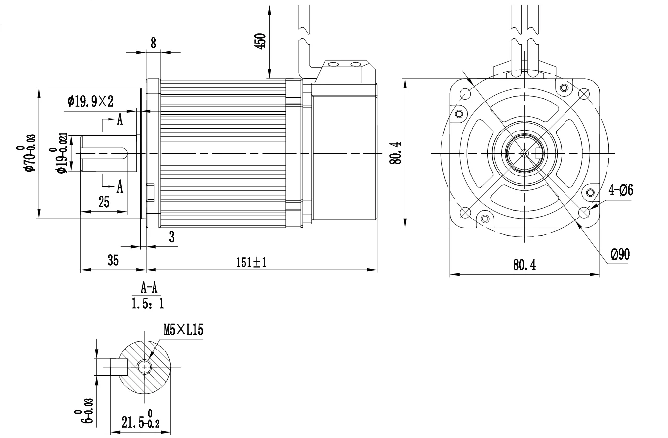 poles 220v 380v 24v 48v 750w 3kw 5kw cnc brushless servo motor 3 phase servomotor with driver