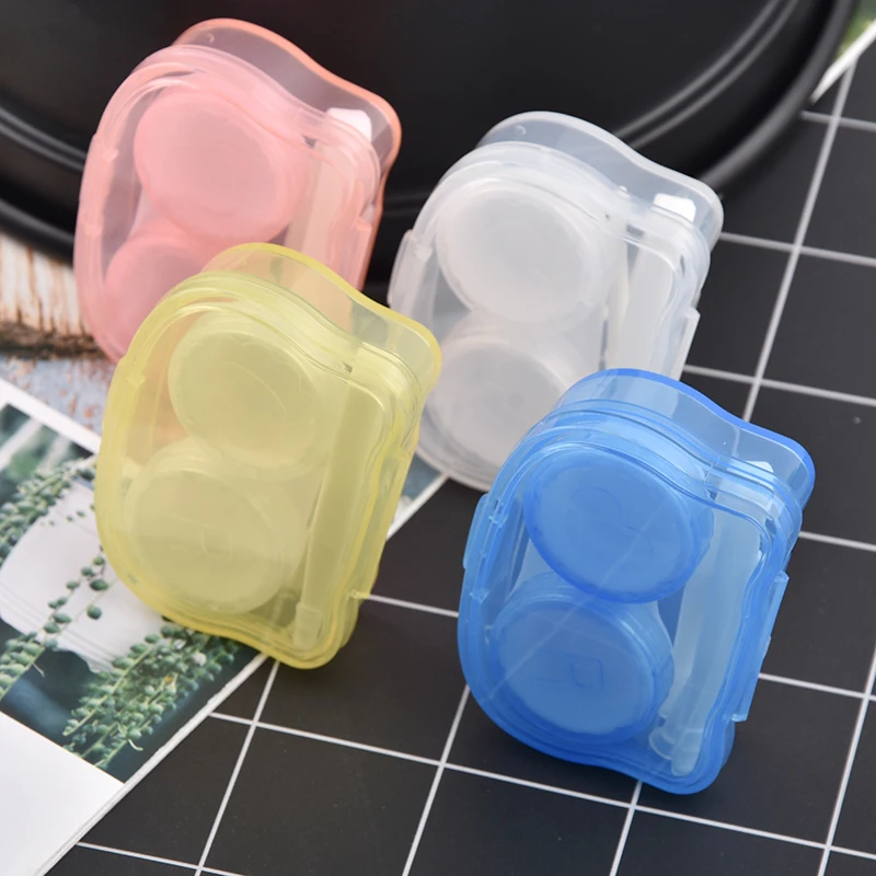 
OEM Portable Colorful Contact Lens Case cosmetic box contact lens box 