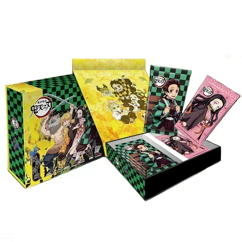 Japanese Anime Wholesale Game Cards Thickened TR 3D Demon Slayer Anime Collection Cards