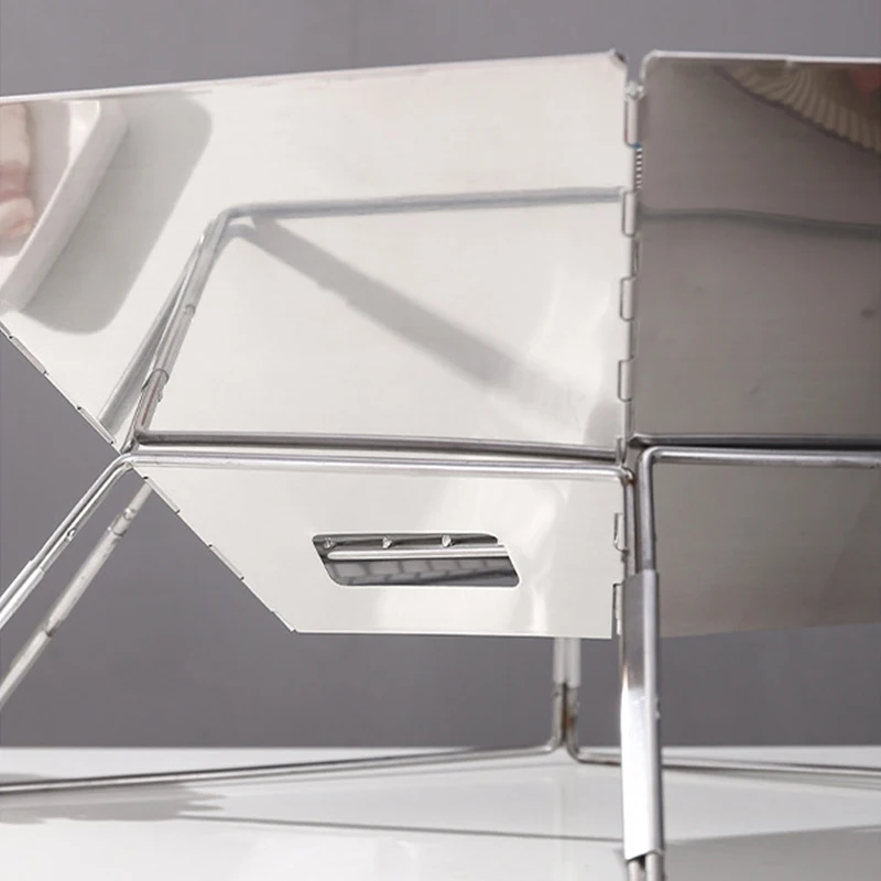OEM/ODM Manufacturers Camping Portable Stainless Steel Square Grills Patio Picnic Outdoor Folding Bbq Grills