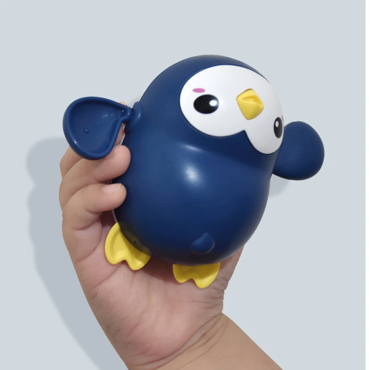 Early Educational Clockwork Water Penguin Swimming Pool Toy Kids Bath Toys Baby