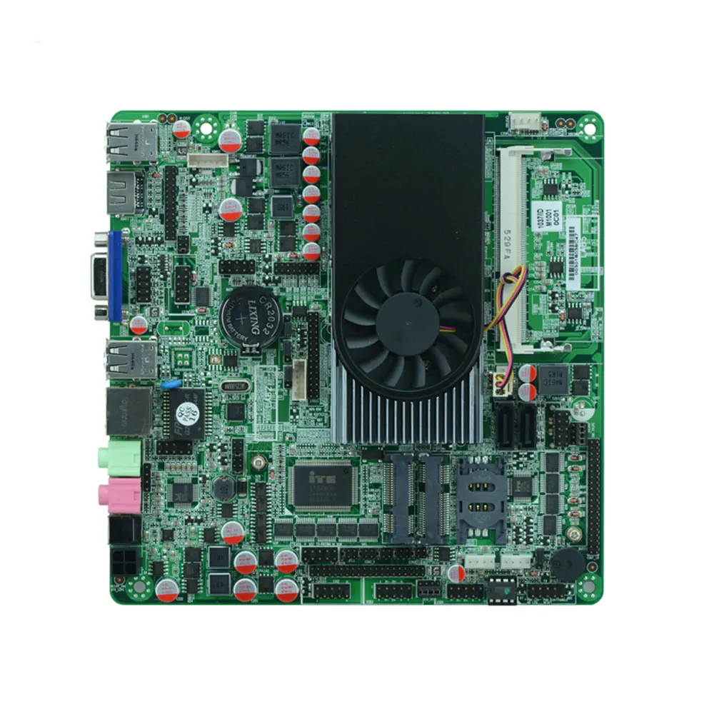 Partaker Core I3 3317U ITX-M100_I3 Industrial Thin mainboard Embedded computer Motherboard with 10 RS232