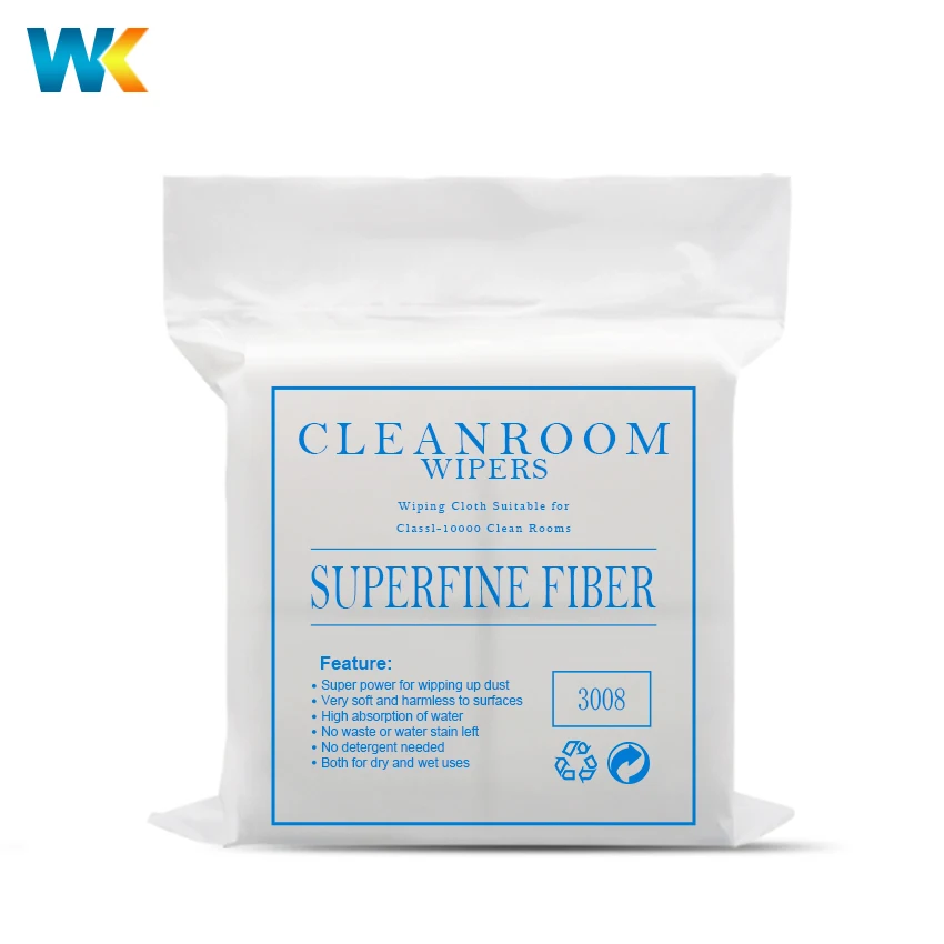 Supply Ability 4 Inch Cleanroom Wipes Lint Free Lab Wipes Myesde 100% Polyester 95gsm Cleanroom Wipes