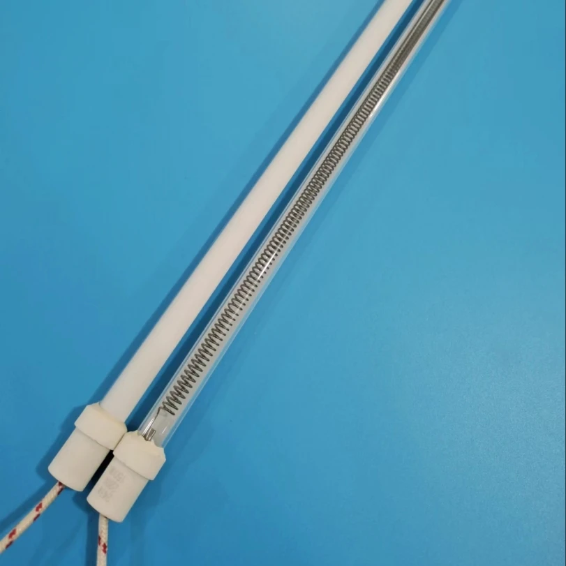 Factory  supply short wave ir halogen heat lamp for drying coating