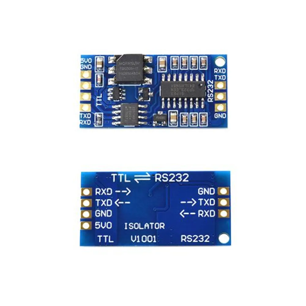 Taidacent SP3232 MAX3232 Isolation TTL to Uart RS232 Signal Converter RS232 Serial Port to TTL Converter