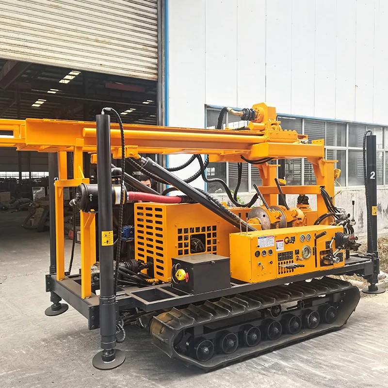 Dual Function Rock Core And Water Well Drilling Rig 200M Crawler Type High Hydraulic Outrigger Drilling machine