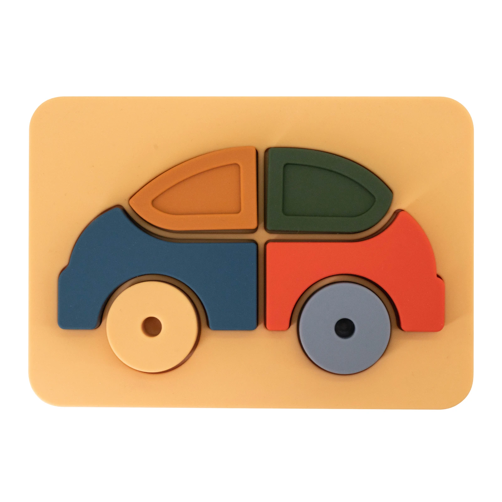 Пищевые силиконовые игрушки машинки Развивающие головоломки, дошкольные развивающие игрушки, подарок для мальчиков и девочек, Возрастная От 3 до 6 лет